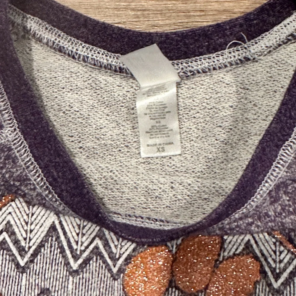 ⭐️Final Sale⭐️Girls XS Purple Clemson Sweatshirt